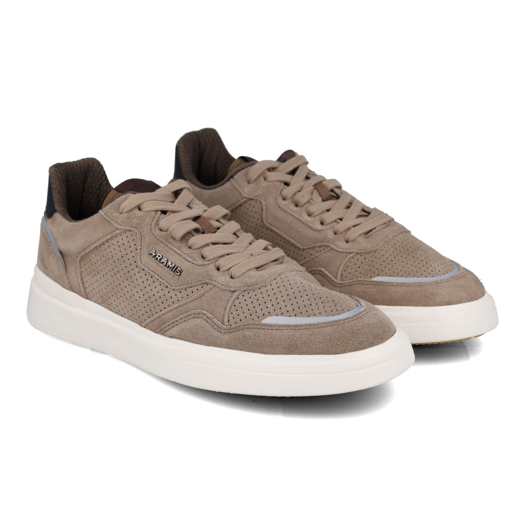 Aramis Tenis Casual ARM247 Castor Couro_9__03